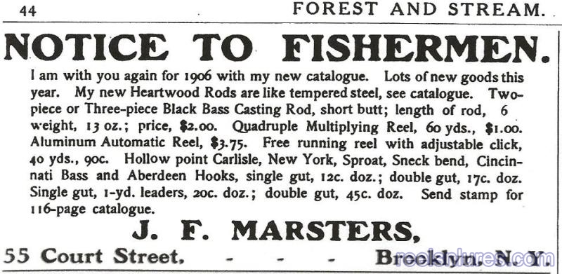 marsters 1906 ad