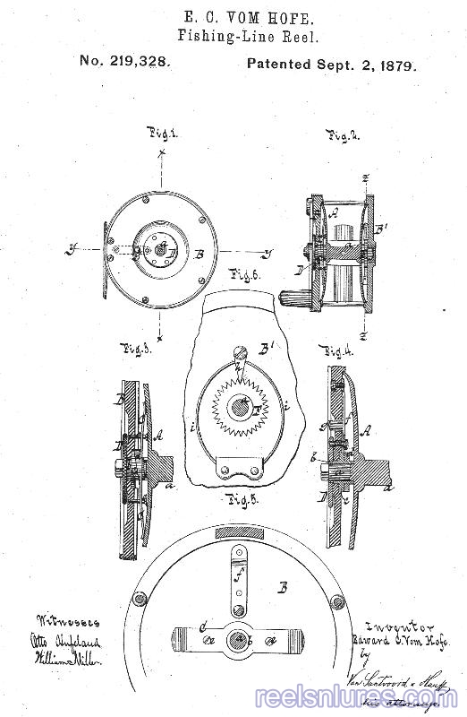 edward vom hofe 1879 patent