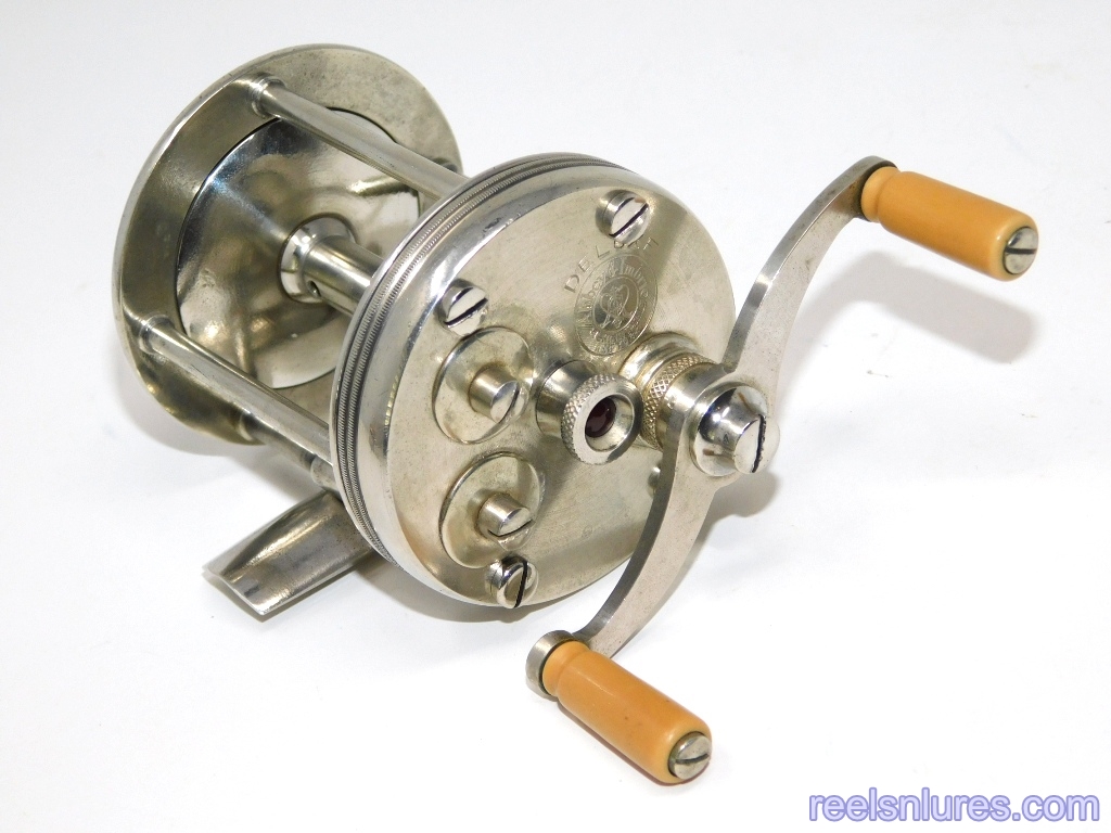 Montague V L & A Special Nickel Silver 80 Yard Jeweled — VINTAGE FISHING  REELS