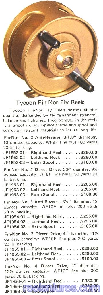 fin-nor fly reels