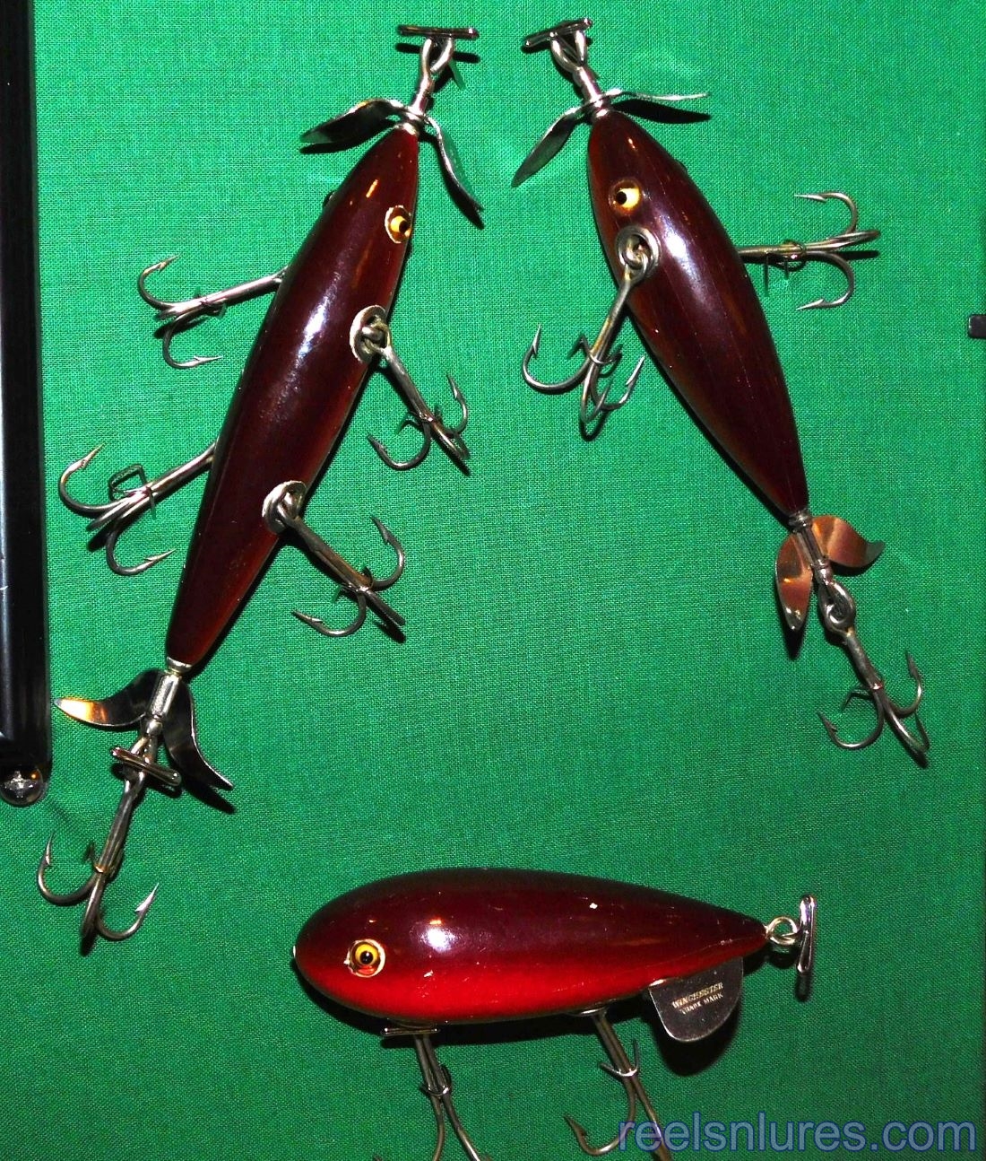 Vintage Style Winchester Fishing Lures Sold Heavy Steel Metal