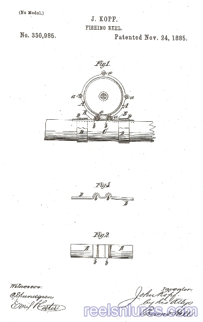 Kopf 1885 Patent